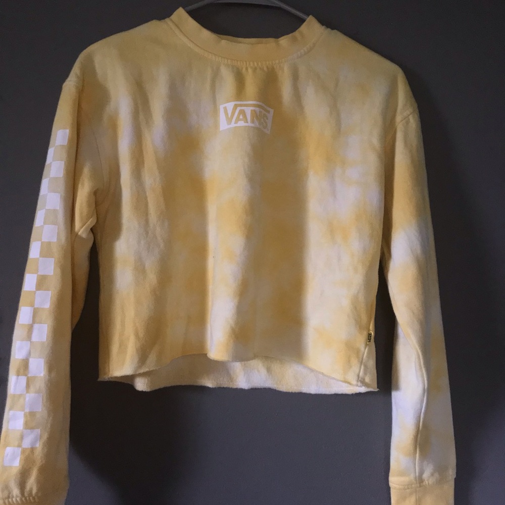 XS Women’s Vans Tie Dye Cropped Pullover Crewneck